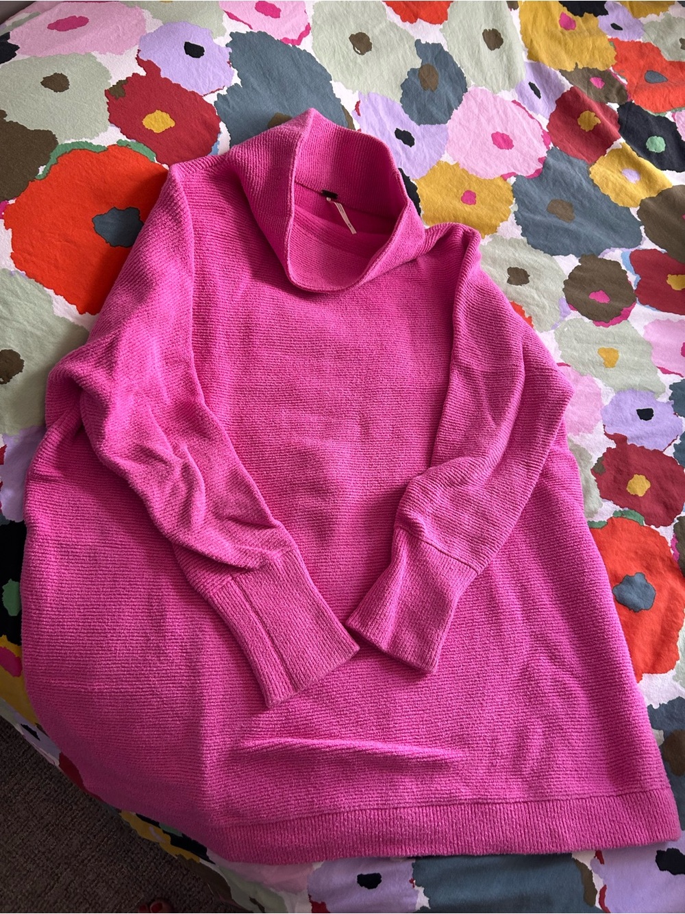 Free People Ottoman Tunic, size Medium, pink